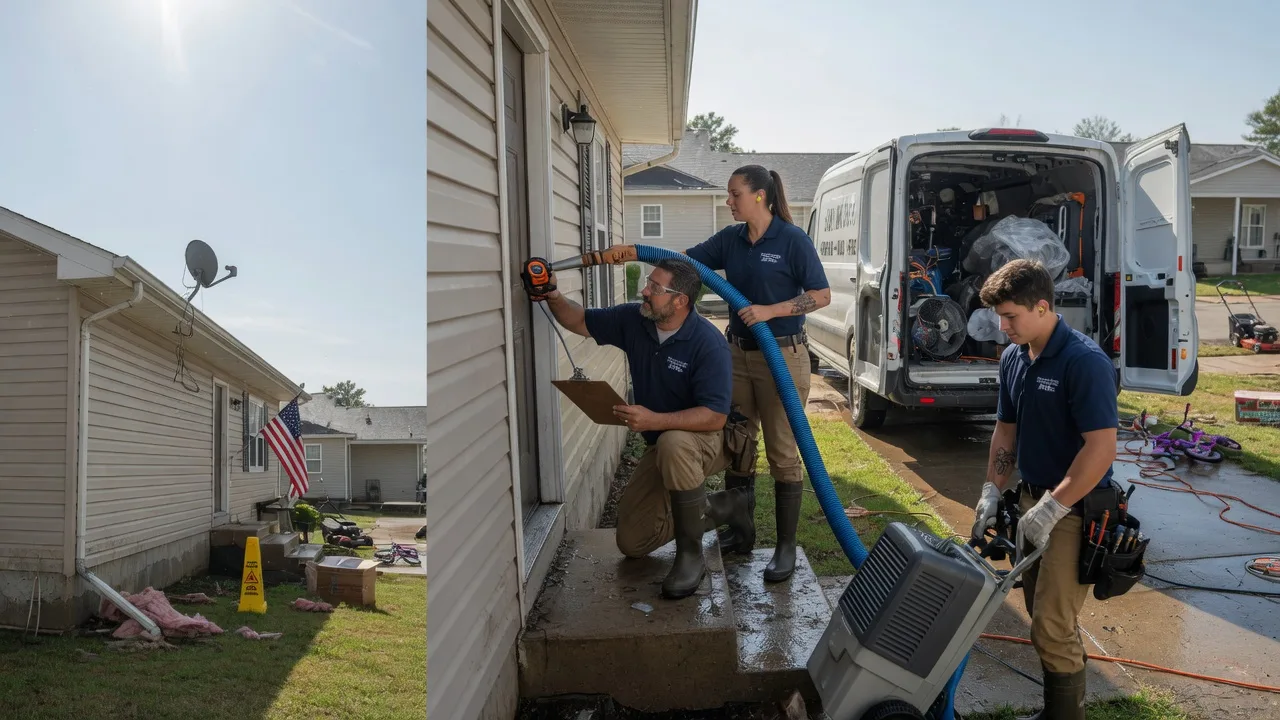 Ceiling Water Damage Restoration in Fletcher, NC near me